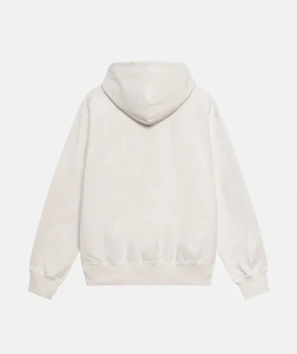 BLOCK SPORT PIGMENT DYED WHITE HOODIE