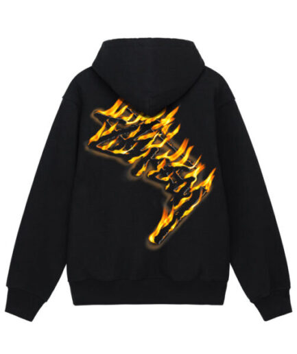 BURNING STOCK ZIP HOODIE