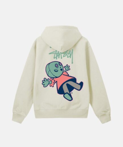 DOLLIE ZIP STUSSY HOODIE