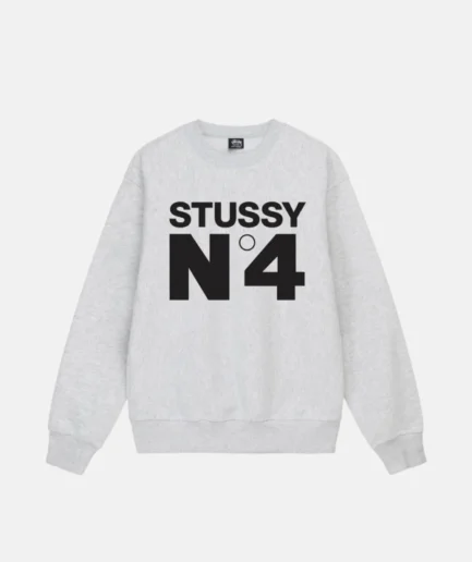 NO.4 GREY CREW SWEATSHIRT