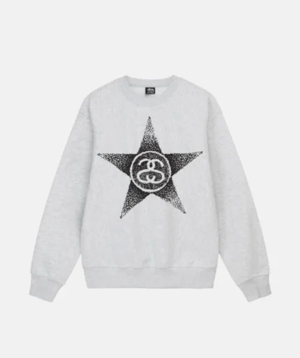 STARS CREW GREY SWEATSHIRT